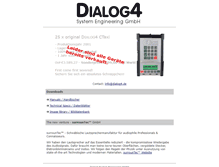 Tablet Screenshot of dialog4.de